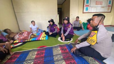 Polri Berikan Konseling dan Trauma Healing bagi Korban Gempa di Manggarai Barat