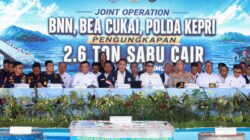 Tim Gabungan Tangkap Kapal Berbendera Tanzania Bawa 2,6 Ton Metamfetamin Cair di Perairan Karimun