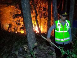 Polres Magetan Tingkatkan Mitigasi Karhutla di Musim Kemarau, Larang Warga Membakar Lahan