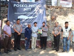 Polresta Malang Kota Kirim Bantuan Logistik Kemanusiaan Gandeng JKJT di Posko Peduli NTT