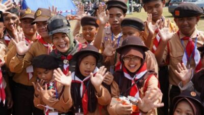 Ratusan Peserta Pramuka Berkebutuhan Khusus Ikuti Jambore Sako
