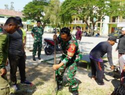 Kodim 0813 Bojonegoro Bangun Sarana Olahraga Militer Untuk Garjas Di Pesantren
