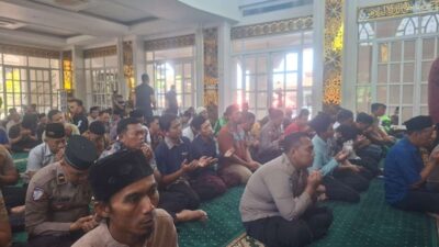 Polresta Sidoarjo dan Warga Gelar Doa Bersama untuk Kesembuhan Santri Ponpes Manbaul Hikam