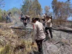 Polres Bondowoso dan Tim Gabungan Tembus Medan Ekstrem, Karhutla di Lereng Ijen Berhasil Dipadamkan