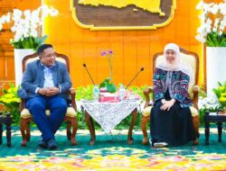 Gubernur Khofifah Terima Audiensi PT Wiraraja Madura Internasional dan Delegasi Investor Rencana  Pengembangan Kawasan Industri Bangkalan