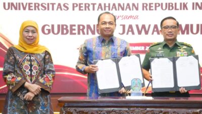 Di Hadapan 109 Mahasiswa FKN Unhan, Gubernur Khofifah Paparkan Potensi Unggul Jatim dan Ajak Sinergi Wujudkan Kedaulatan Pangan Nasional