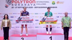 Dalila Aghnia Puteri Gagal Juara Polytron Surabaya International Challenge 2026
