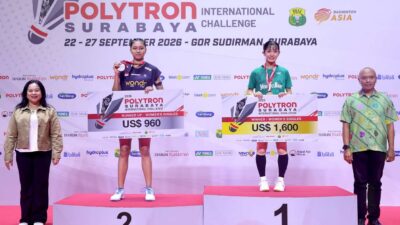 Dalila Aghnia Puteri Gagal Juara Polytron Surabaya International Challenge 2026