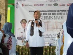 Sosialisasi Dan Edukasi GRIMIS MADU Merupakan upaya Pemkab Bojonegoro mengkampanyekan pentingnya konsumsi protein hewani