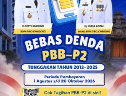 Pemkab Bojonegoro Luncurkan Program pembebasan denda Tunggakan PBB-P2