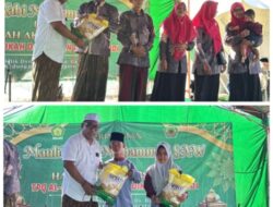 Amin Thohari Santuni Santri Yatim, Guru TPQ, dan Calon Santri Pondok Pesantren