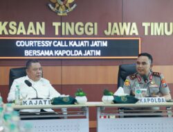 Perkuat Sinergi Penegakan Hukum, Kapolda Jatim Gelar Courtesy Call ke Kajati