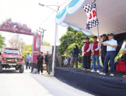 Pecinta otomotif ekstrem dari berbagai daerah di Indonesia Explore Wilayah Selatan Bojonegoro Dan Bagikan Sembako Hingga Bangun Musholla