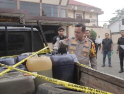 Polres Blitar Ungkap Kasus Dugaan Penimbunan 1.030 Liter BBM Bersubsidi